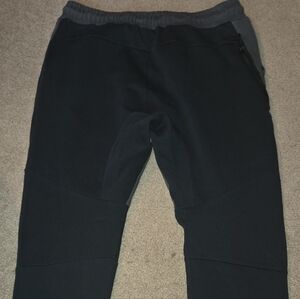 Nike Sweatpants XL Black Gray Jogger Two Tone Tech Fleece 805162-012